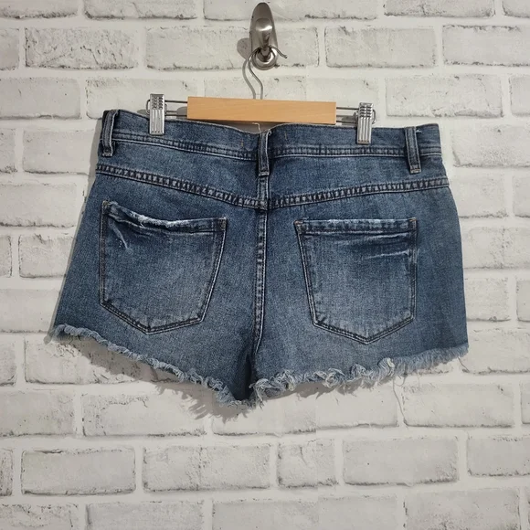 Free People Cutoff Denim Shorts size 27 - Picture 3 of 5